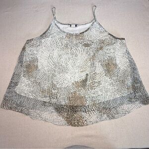 Elegant Patterned Camisole Top by Resource - Size 20